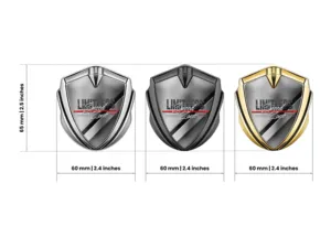 Domed 3d Badge Pro Style Stainless Steel 3D